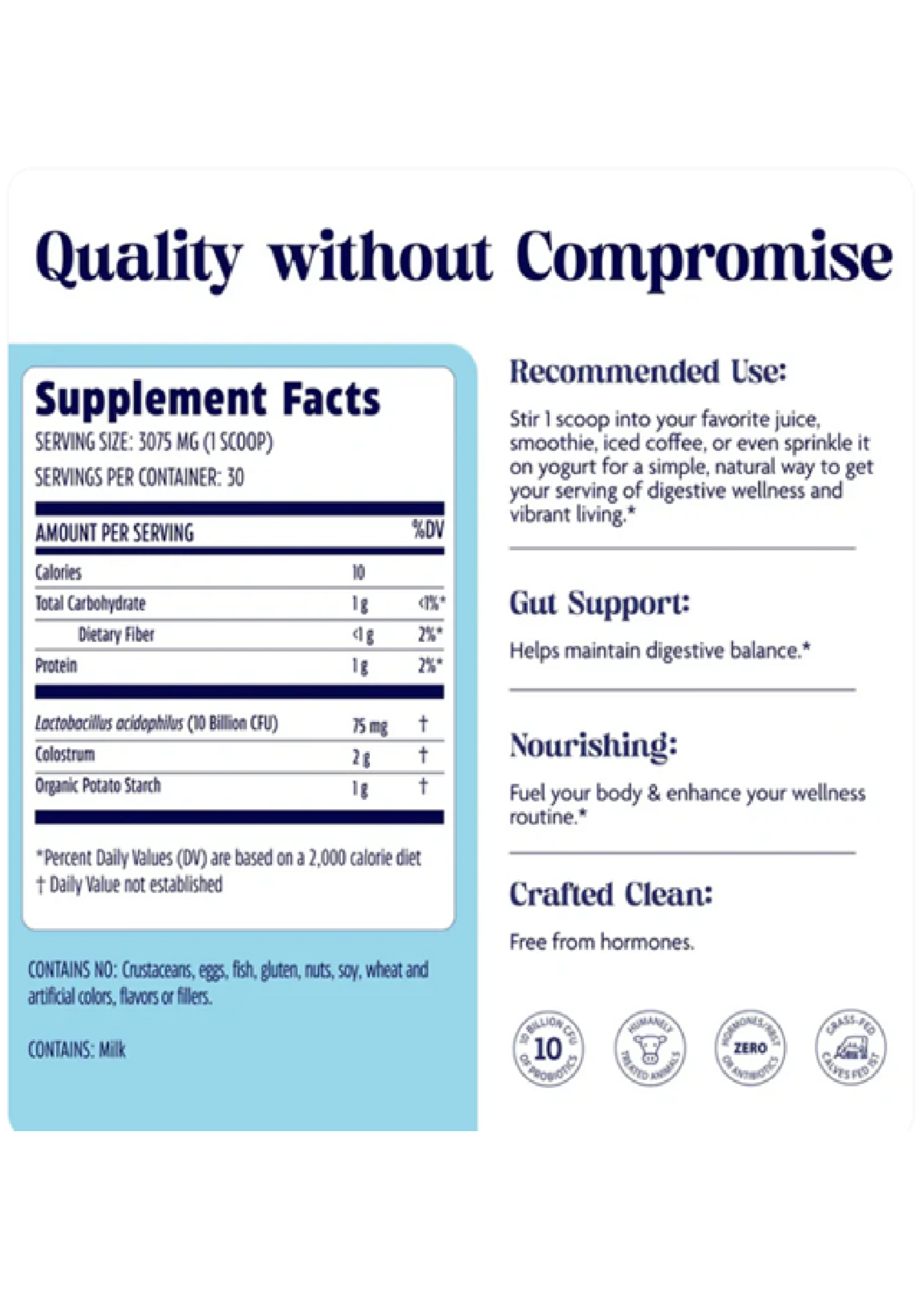 Enzymedica, Colostrum + Probiotic 3.25oz Powder