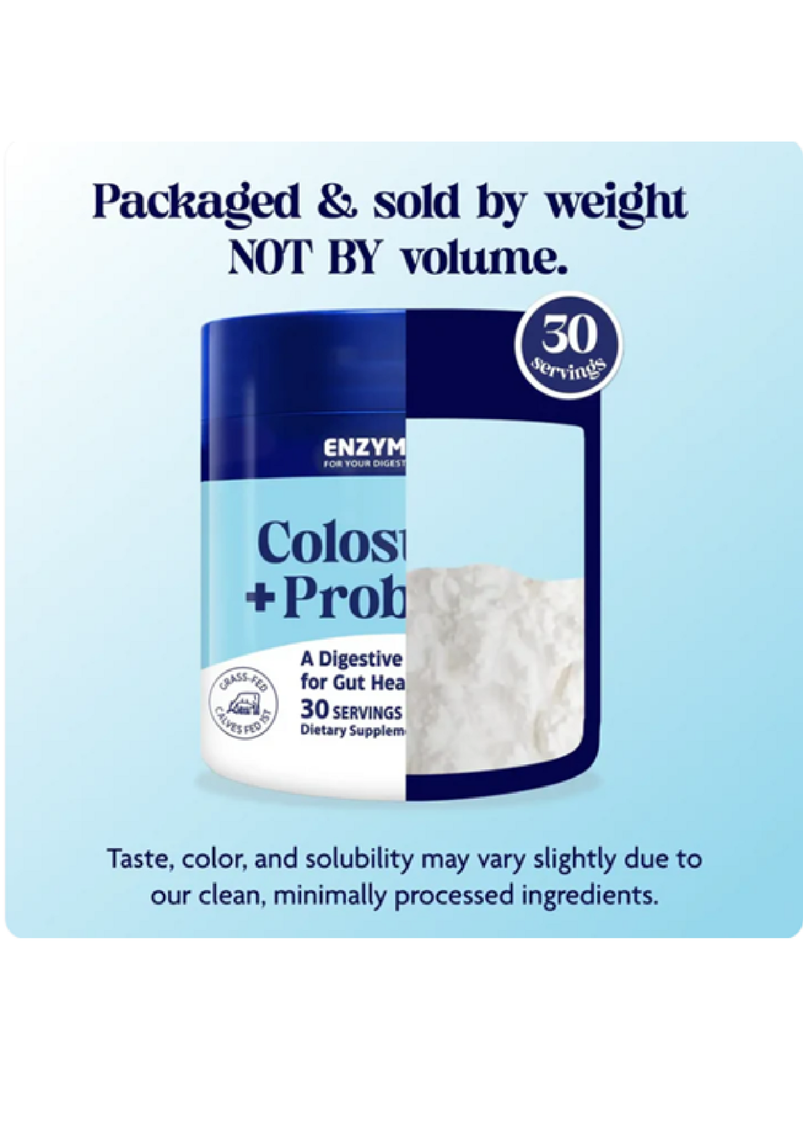 Enzymedica, Colostrum + Probiotic 3.25oz Powder