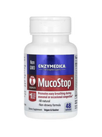 *Enzymedica, MucoStop, 48 Capsules