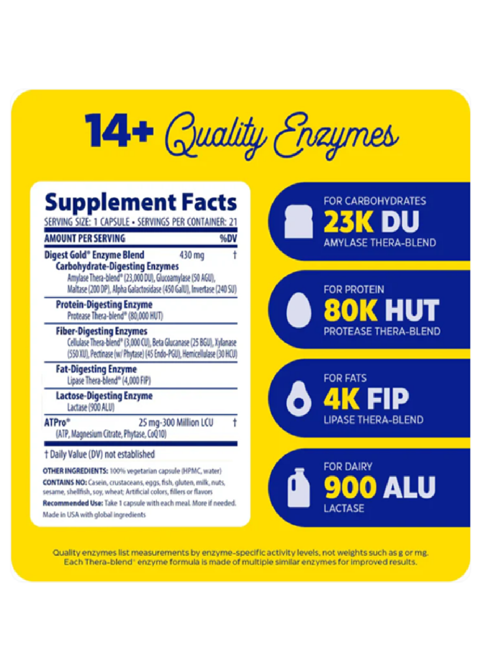 *Enzymedica Digest Gold® with ATPro® -120 capsules