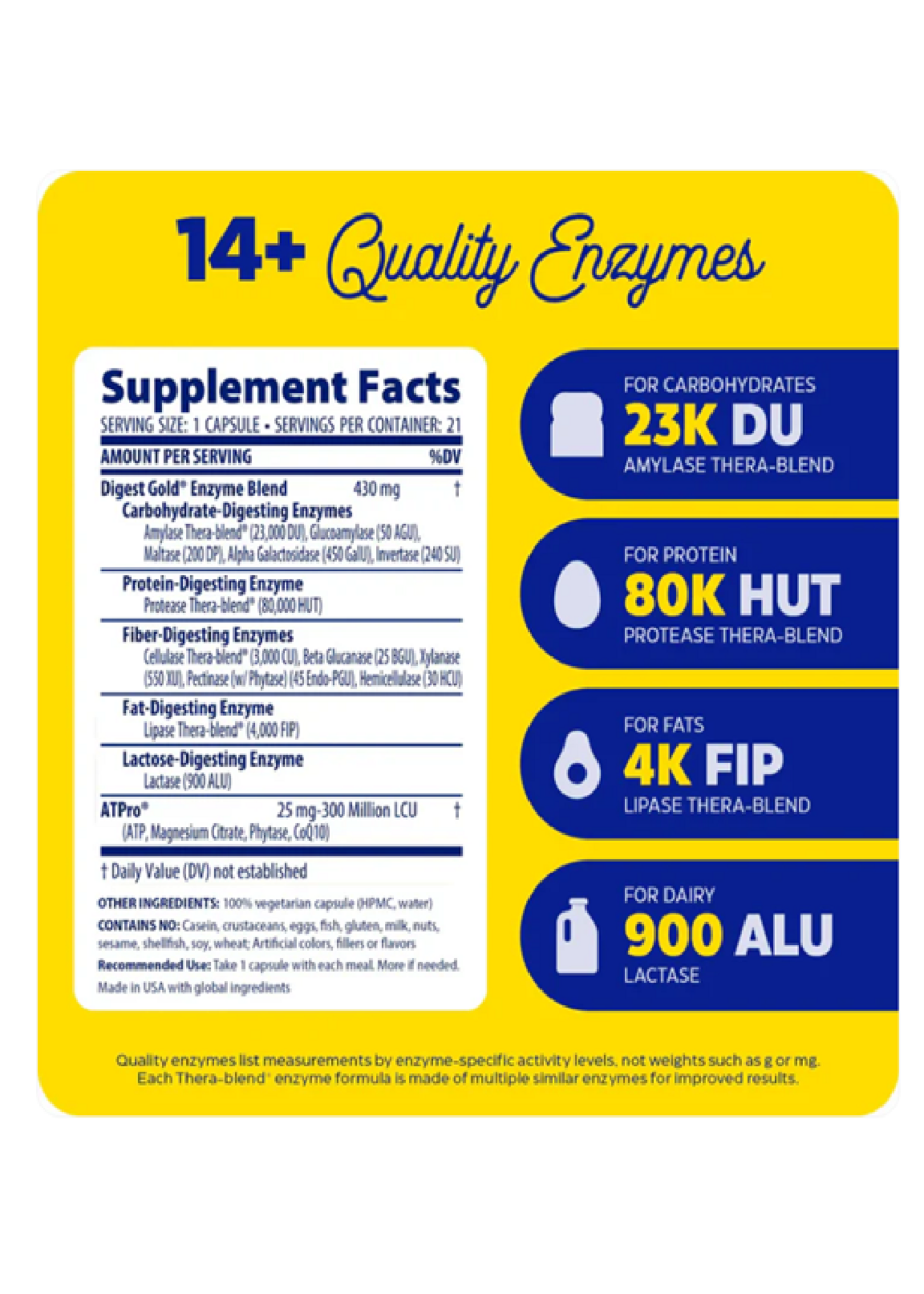 *Enzymedica Digest Gold® with ATPro® - 240 Capsules