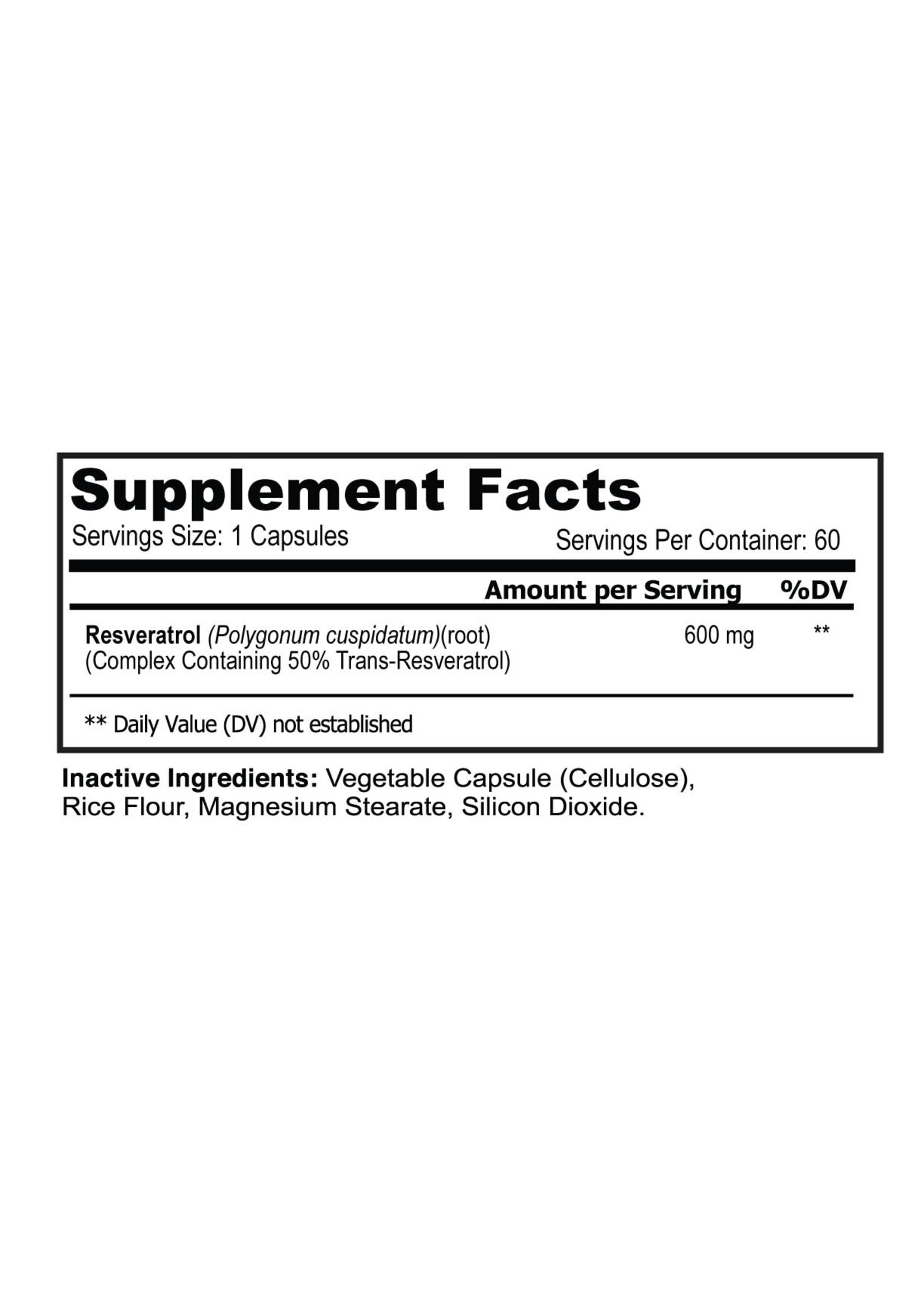 Revelution Twenty Two™ Revelution Twenty Two™ Resveratrol 600mg 60 Caps