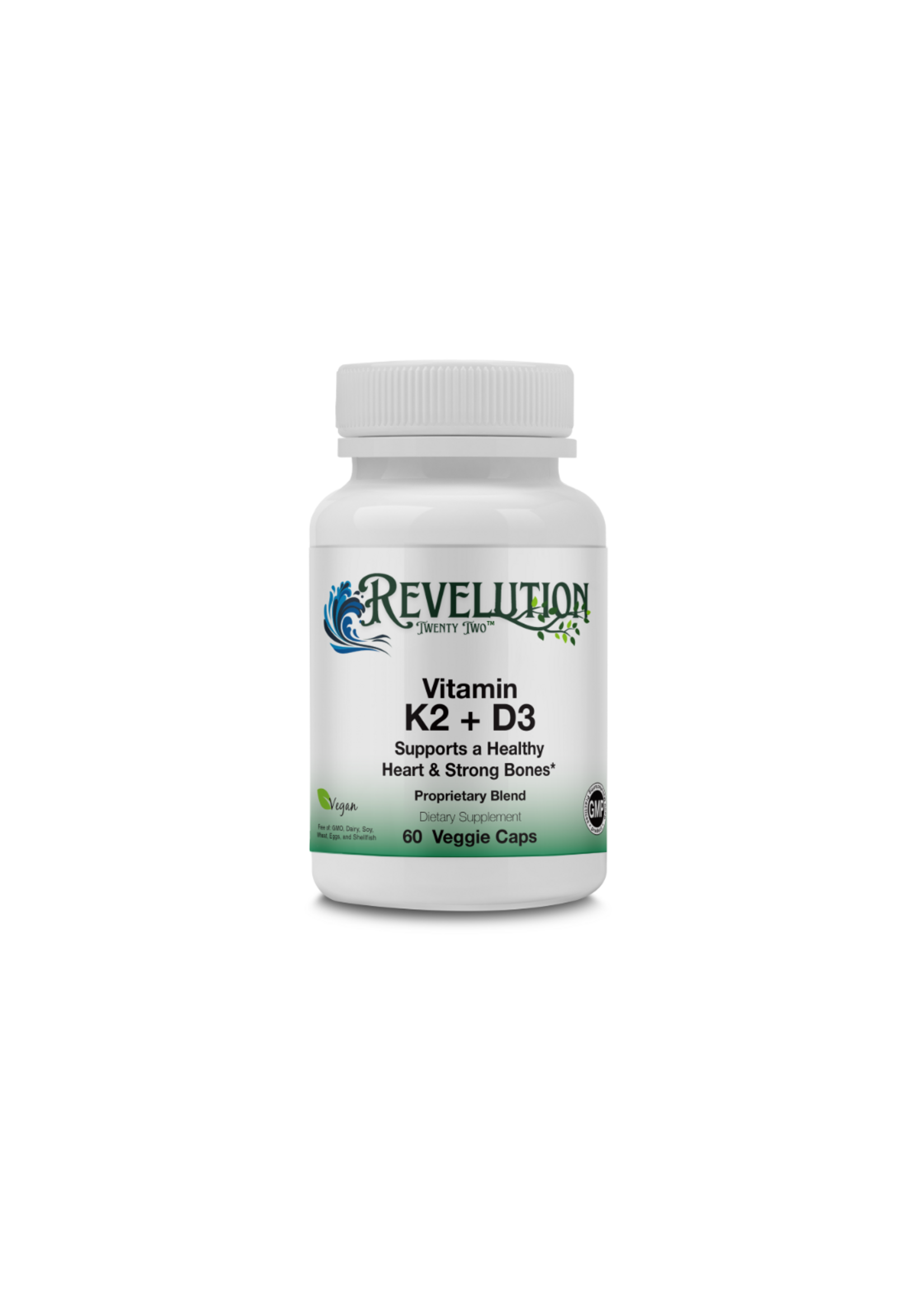 Revelution Twenty Two™ Revelution Twenty Two™ Vitamin K2+D3 60 VC  100 mcg/5000IU