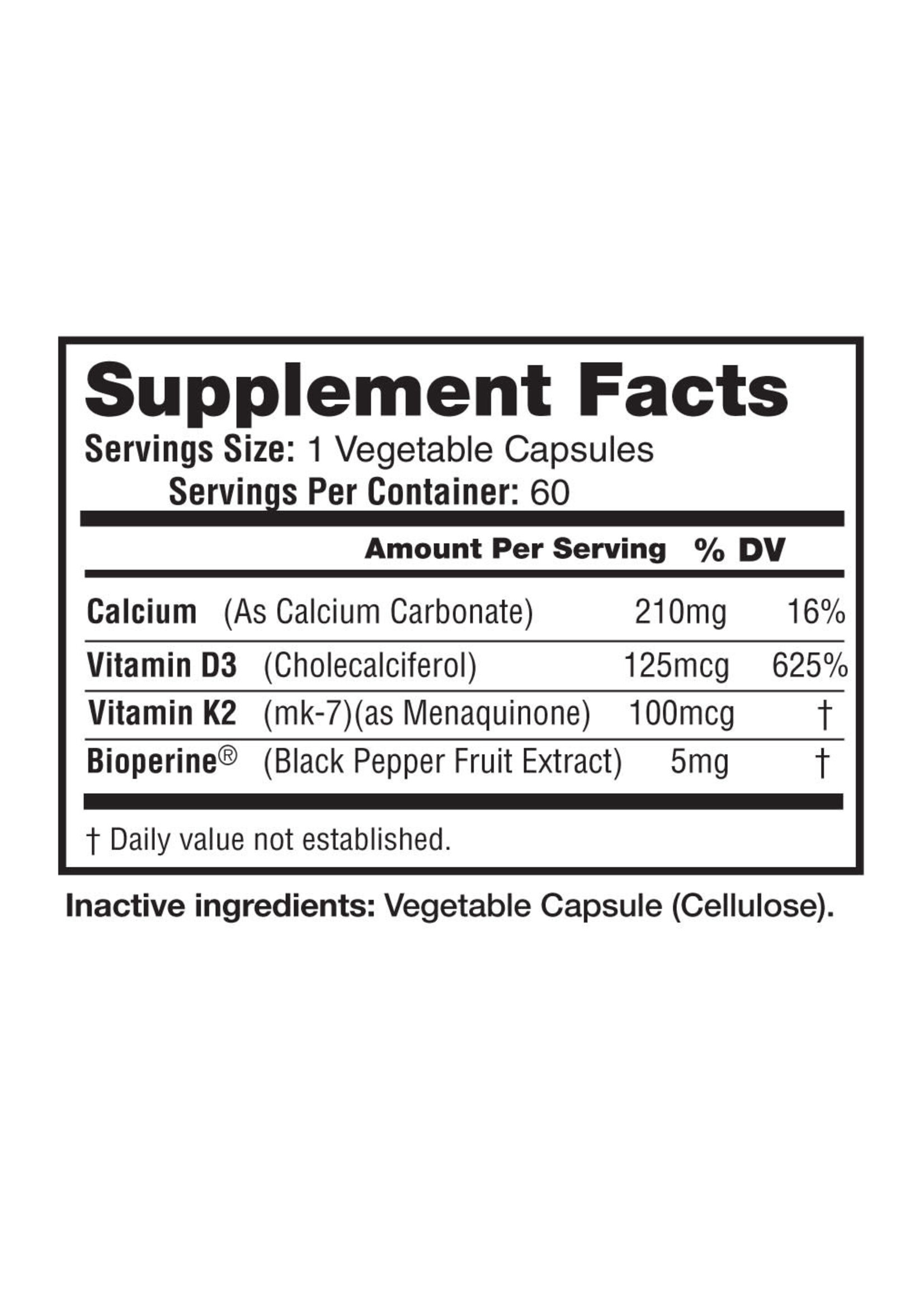 Revelution Twenty Two™ Revelution Twenty Two™ Vitamin K2+D3 60 VC  100 mcg/5000IU