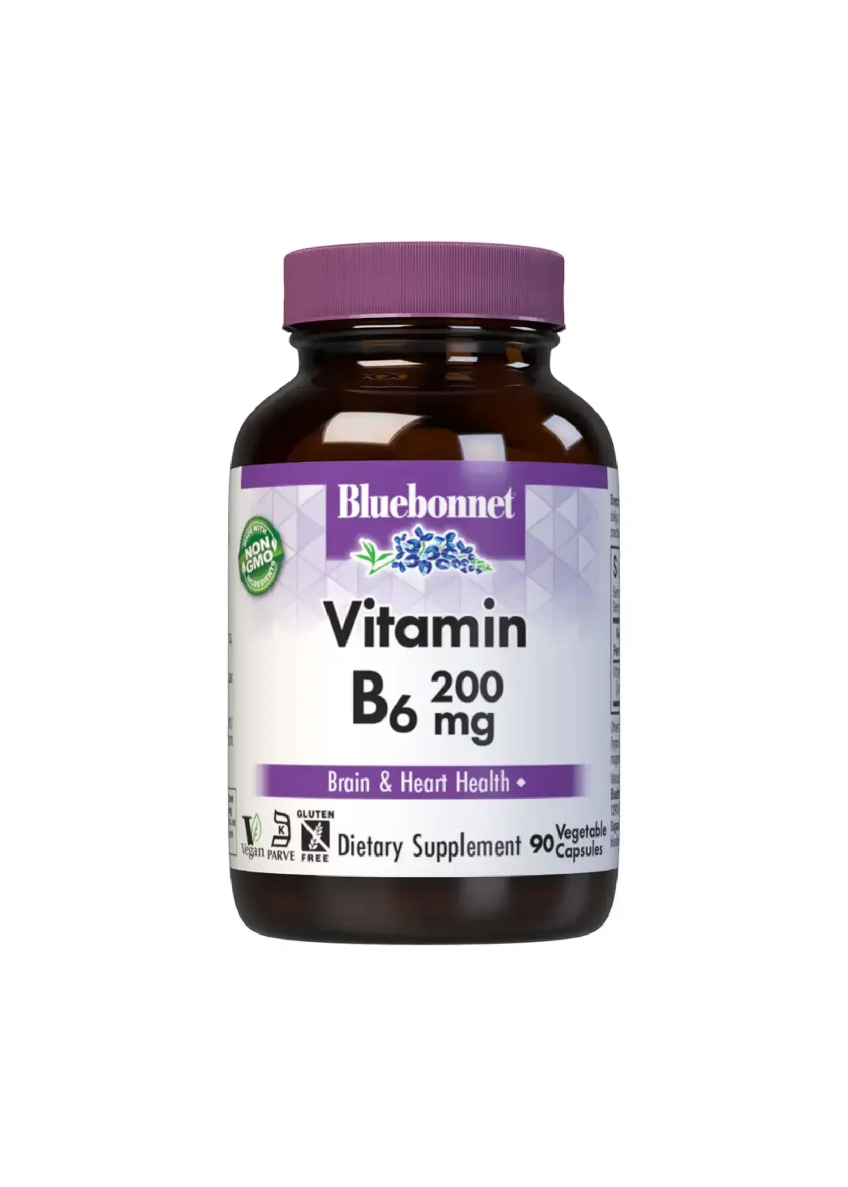 Bluebonnet Nutrition - Vitamin B-6 200 mg