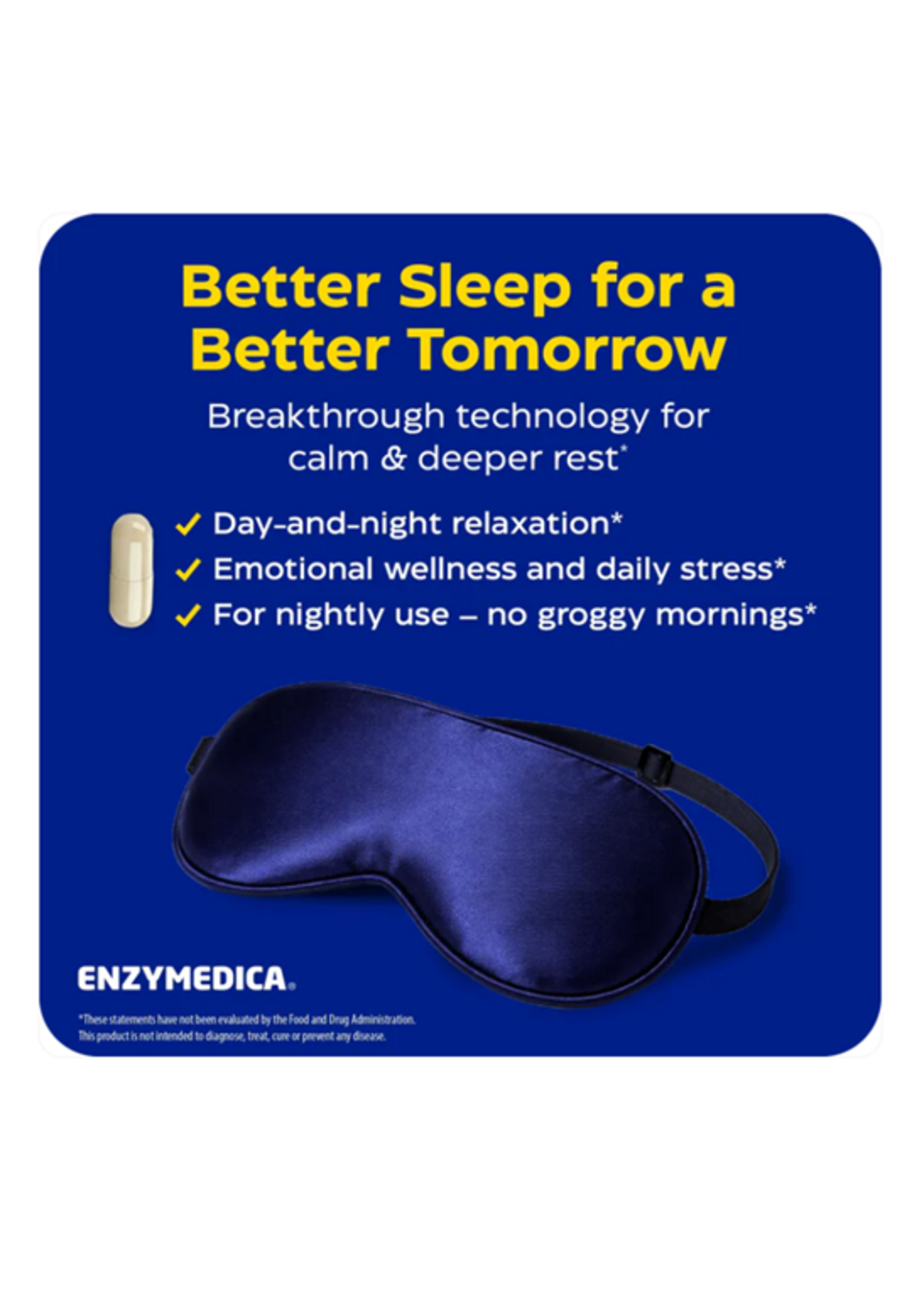 *Enzymedica Sleep & Stress Lemon Balm Phytosome® - 60 caps