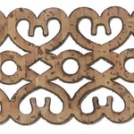 Belagio Laser-Cut Cork Trim 1.5'' Hearts