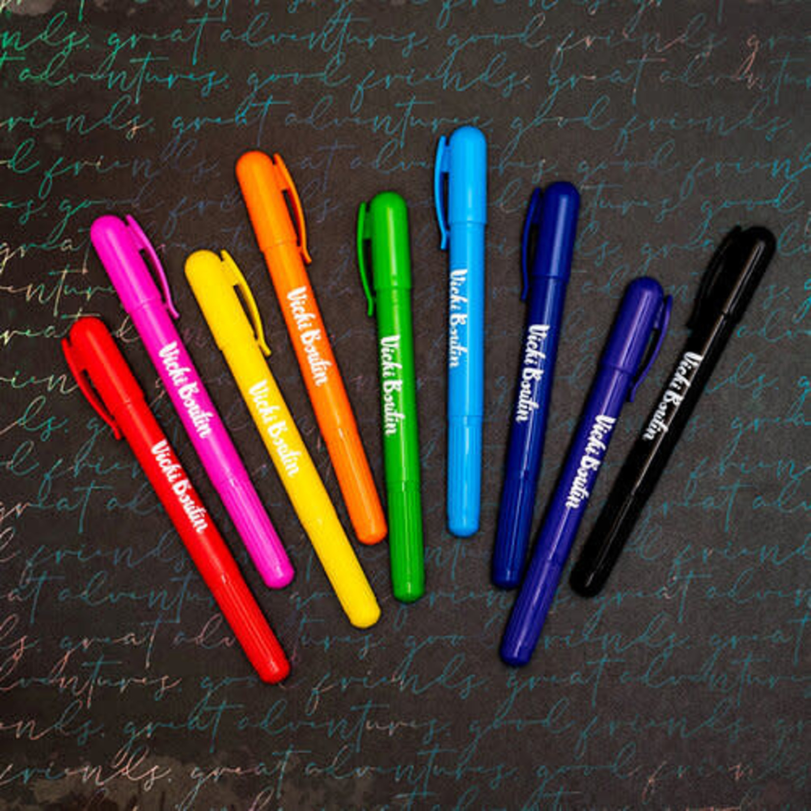 American Crafts Vicki Boutin Mixed Media Gel Crayons 9/Pkg-Multicolor