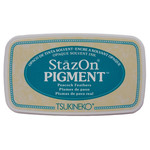 StazOn Pigment Ink Pad-Peacock Feathers