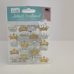 Jolee's Cabochon Dimensional Repeat Stickers-Crowns