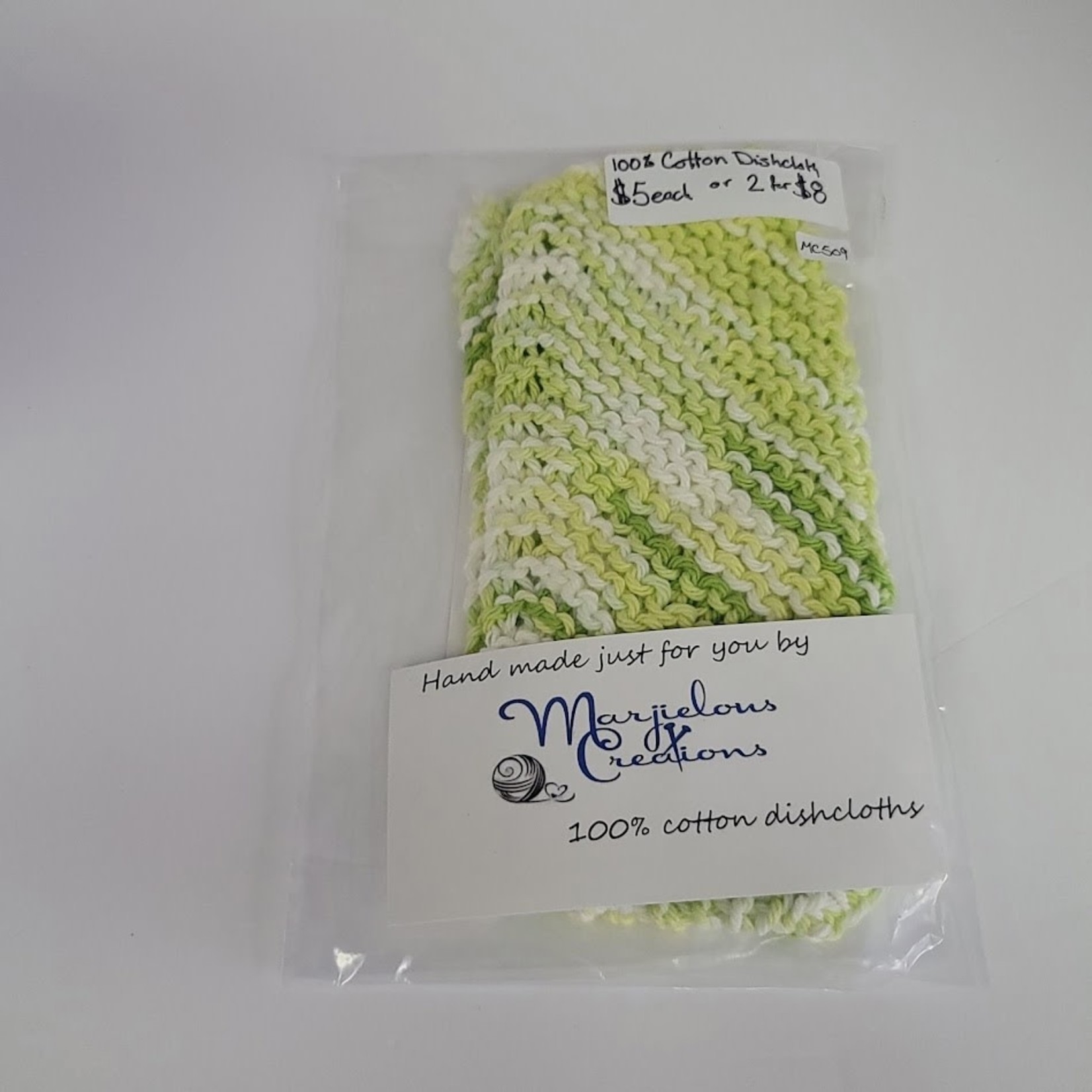 Marjielous Creations 100% Cotton Dishcloth