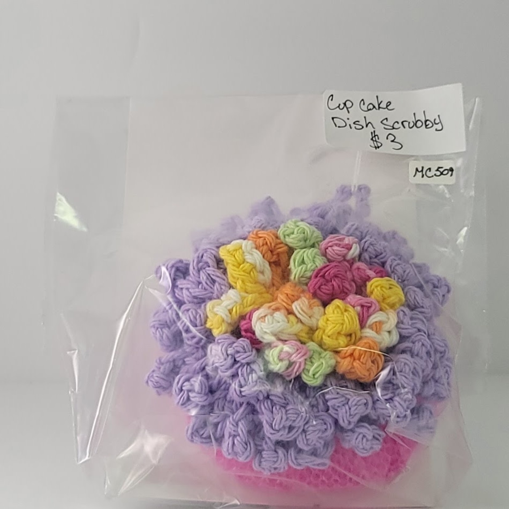 Marjielous Creations Cupcake Dish Scrubby