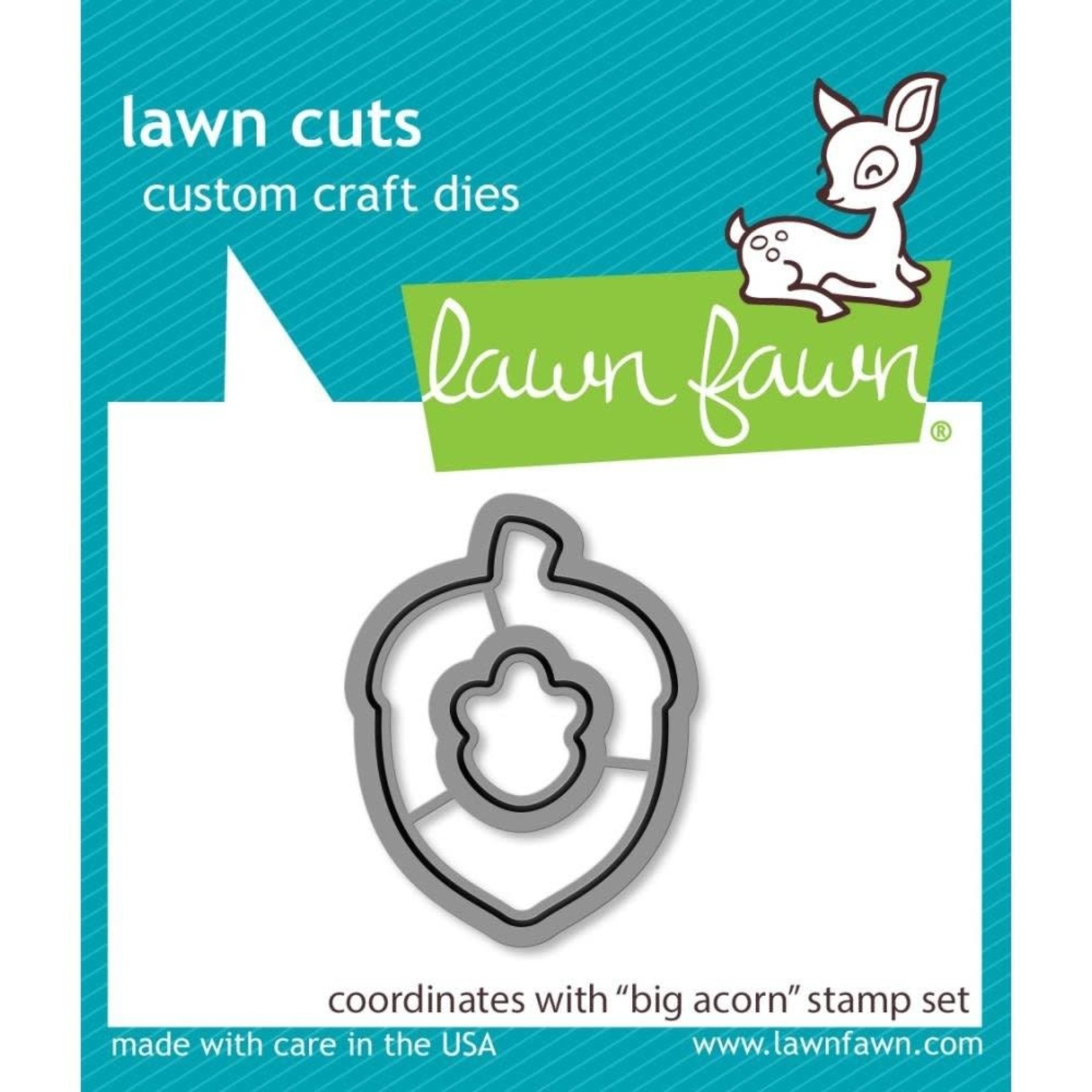 Lawn Fawn Lawn Cuts Custom Craft Die -Big Acorn