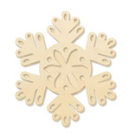 Paintable Wood Snowflake