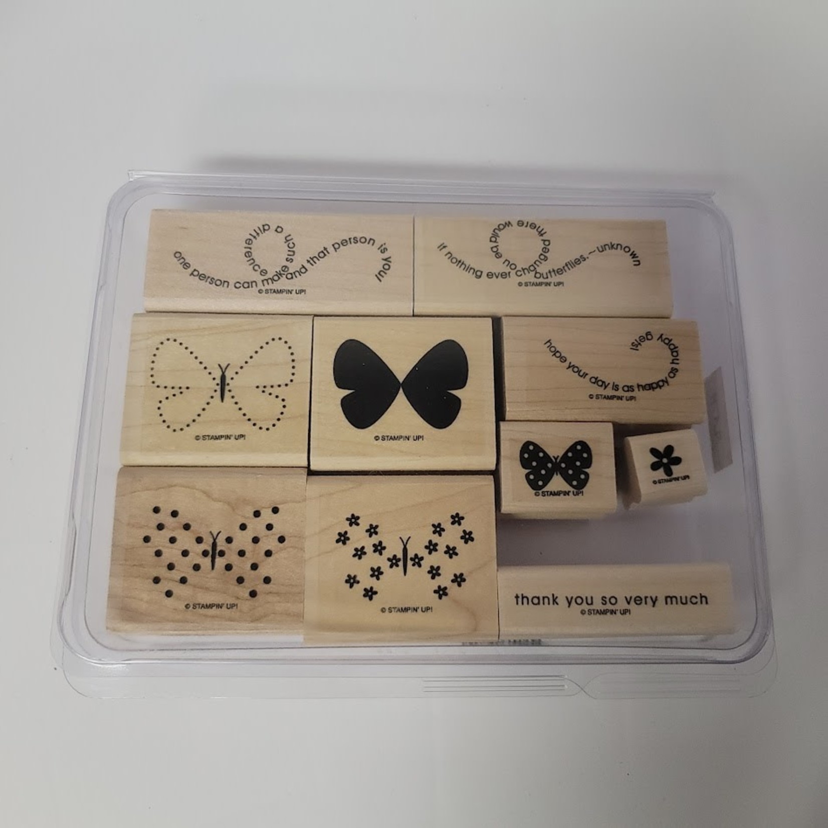 Stampin' Up Wooden Stamp Set - Flight of the Butterfly