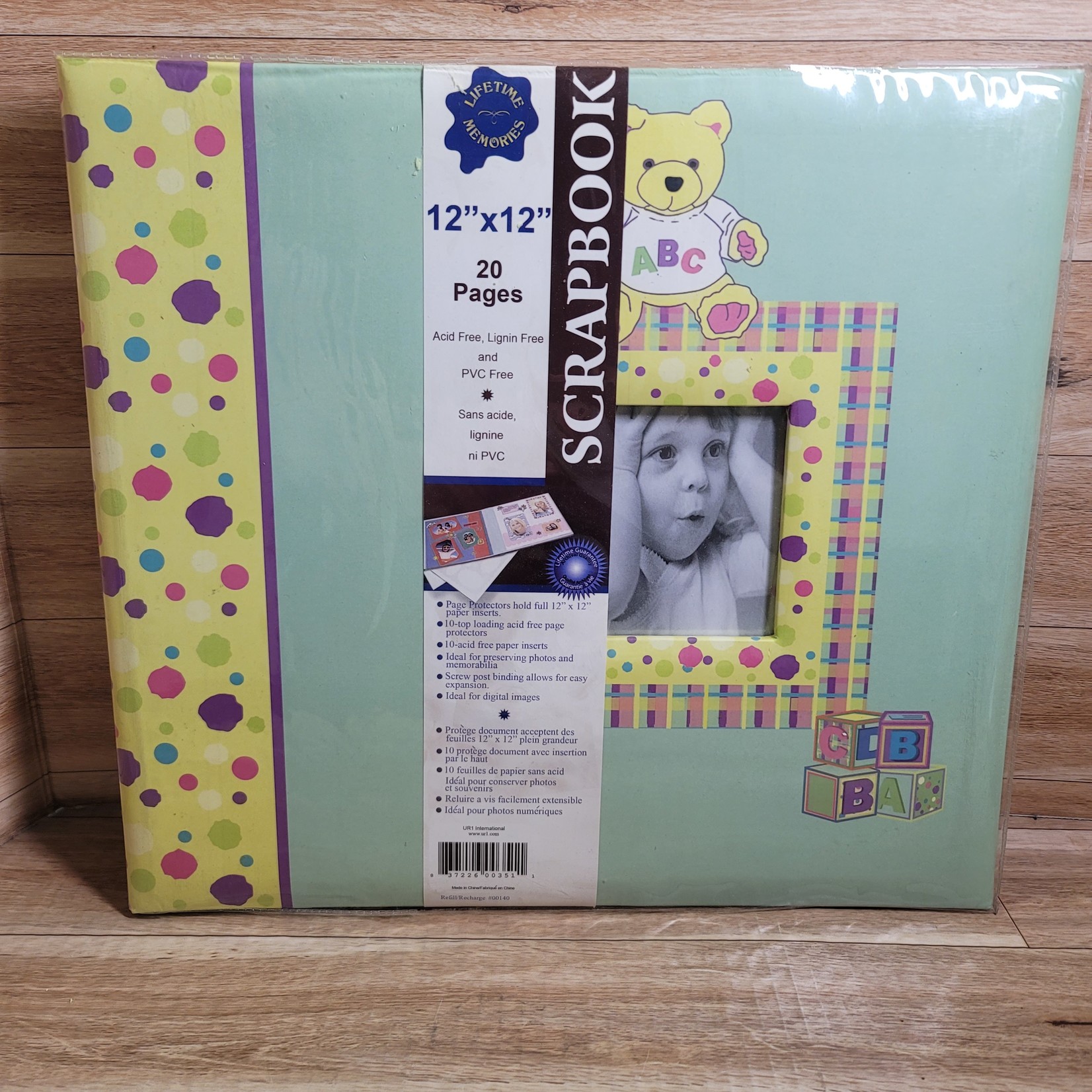 12" x 12" Scrapbook Album - ABC Blocks with Window