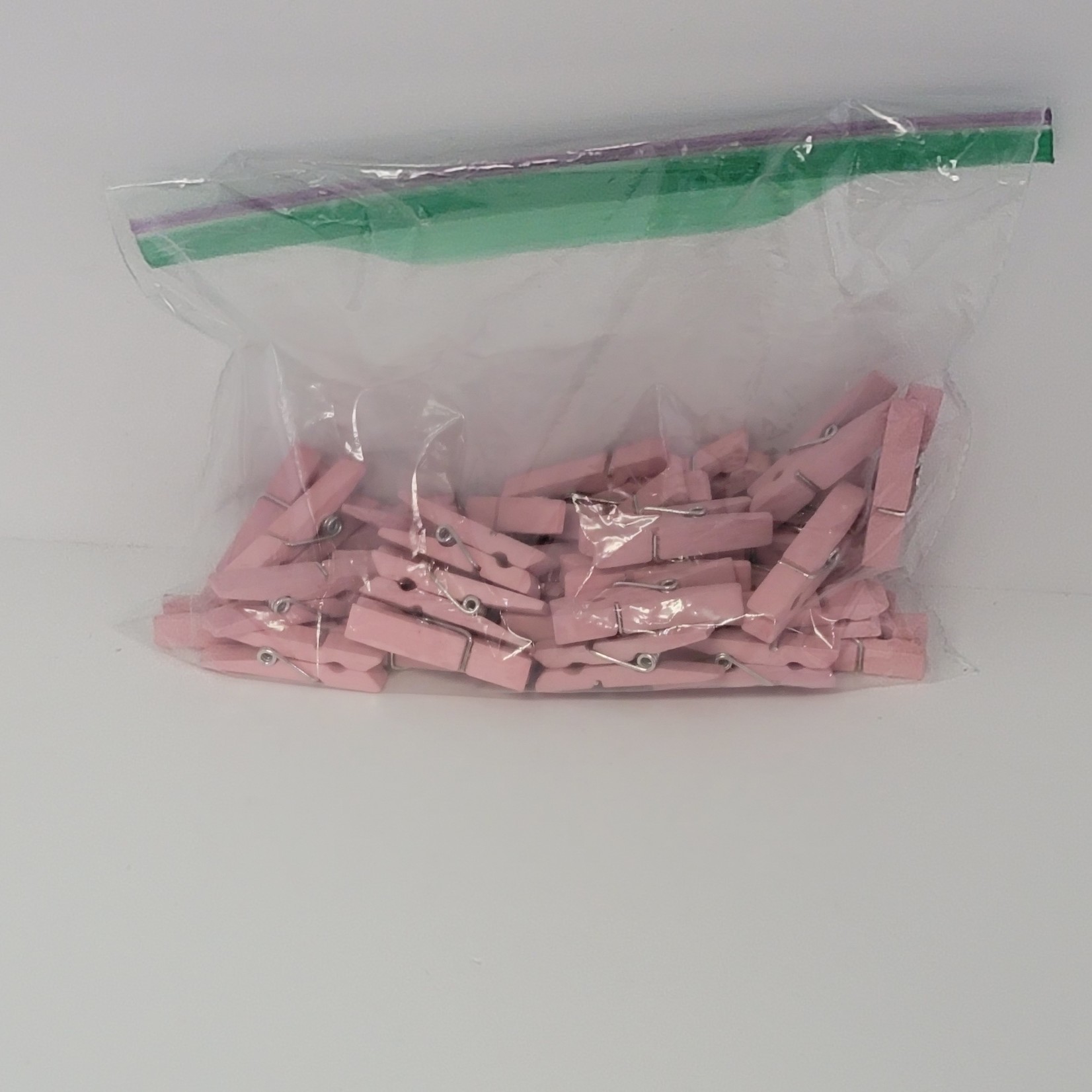 Mini Pink Clothespins