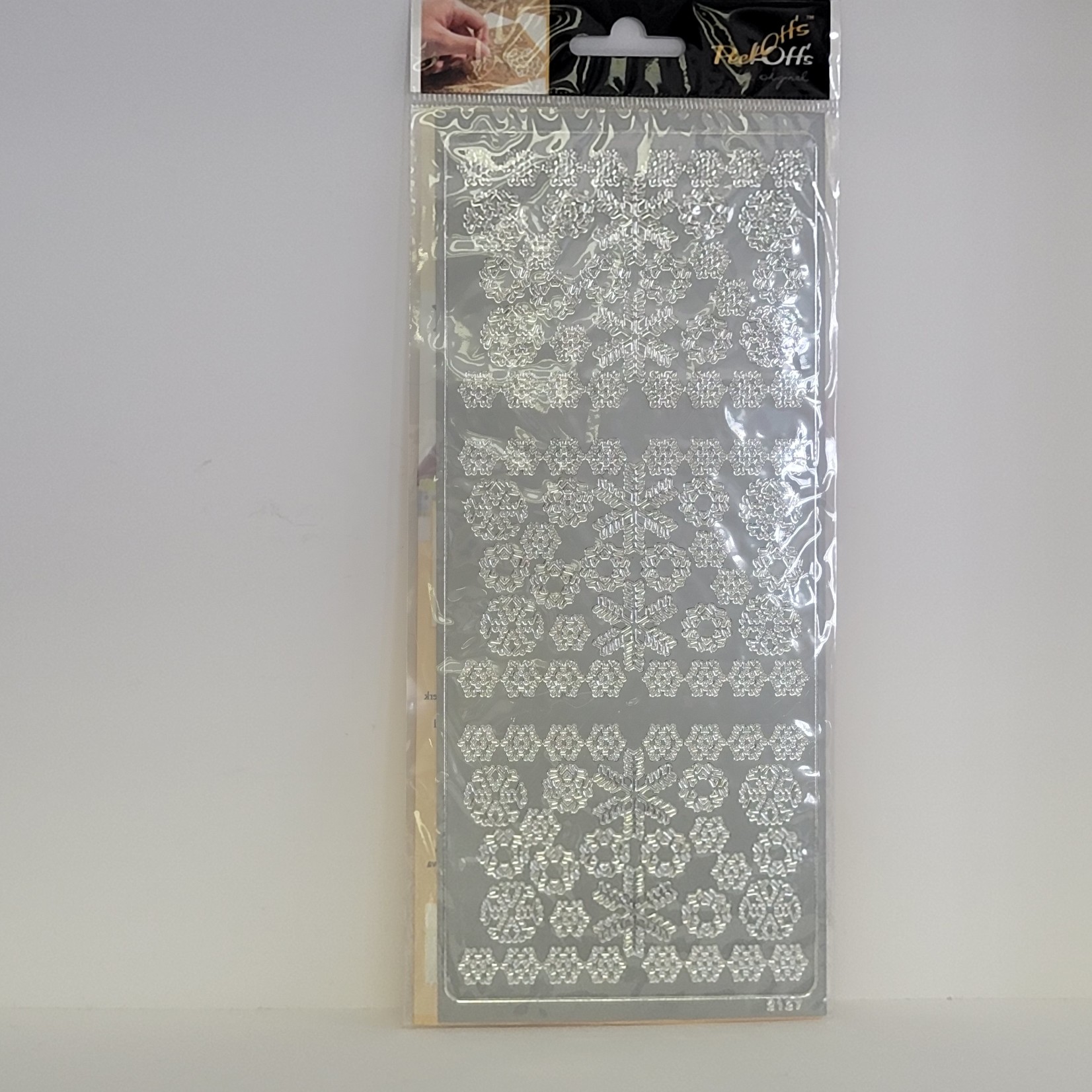Stickers - Peel-Offs - Silver Snowflakes