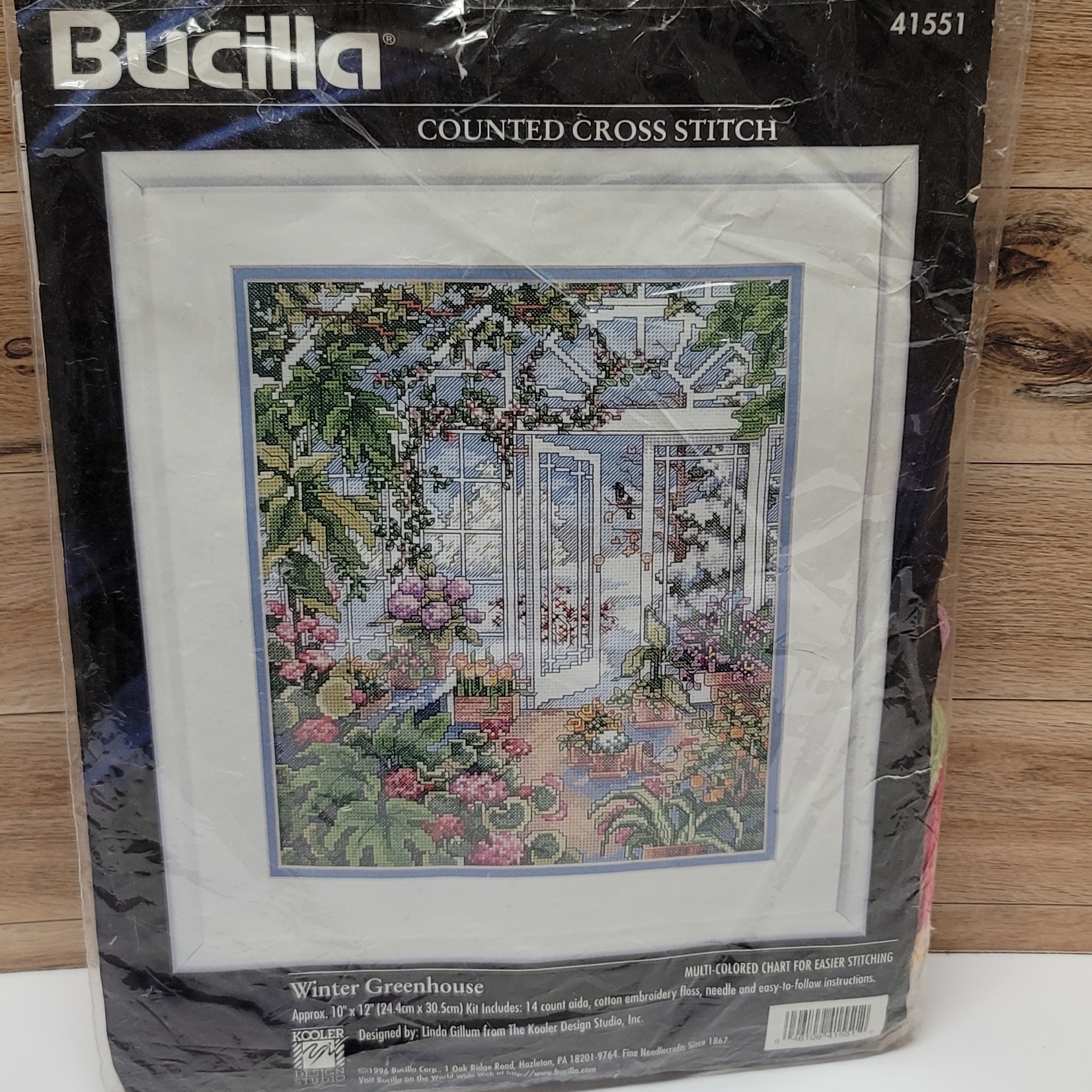Bucilla Counted Cross-Stitch Kit - Winter Greenhouse