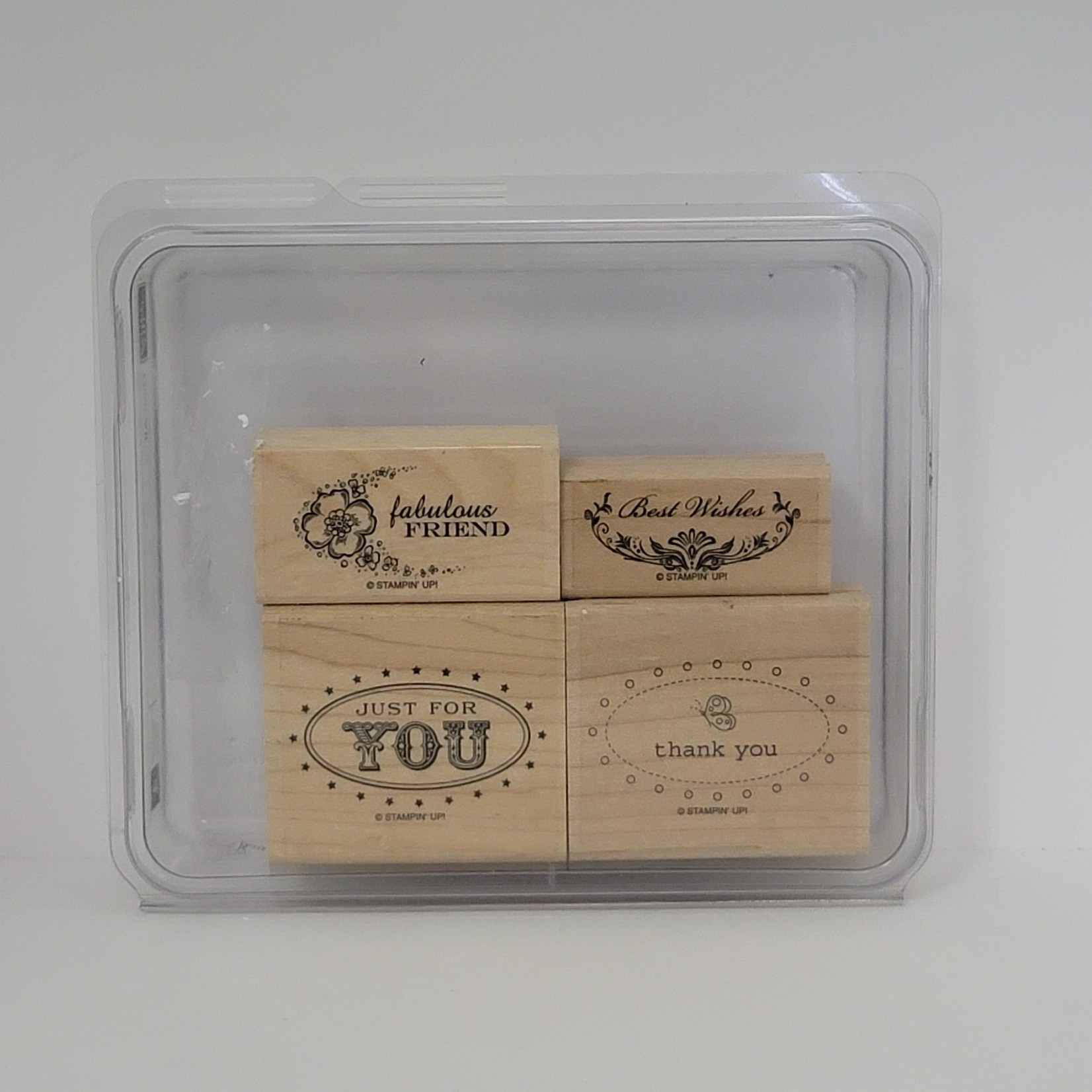 Stampin' Up Block Stamps Set - Oval All