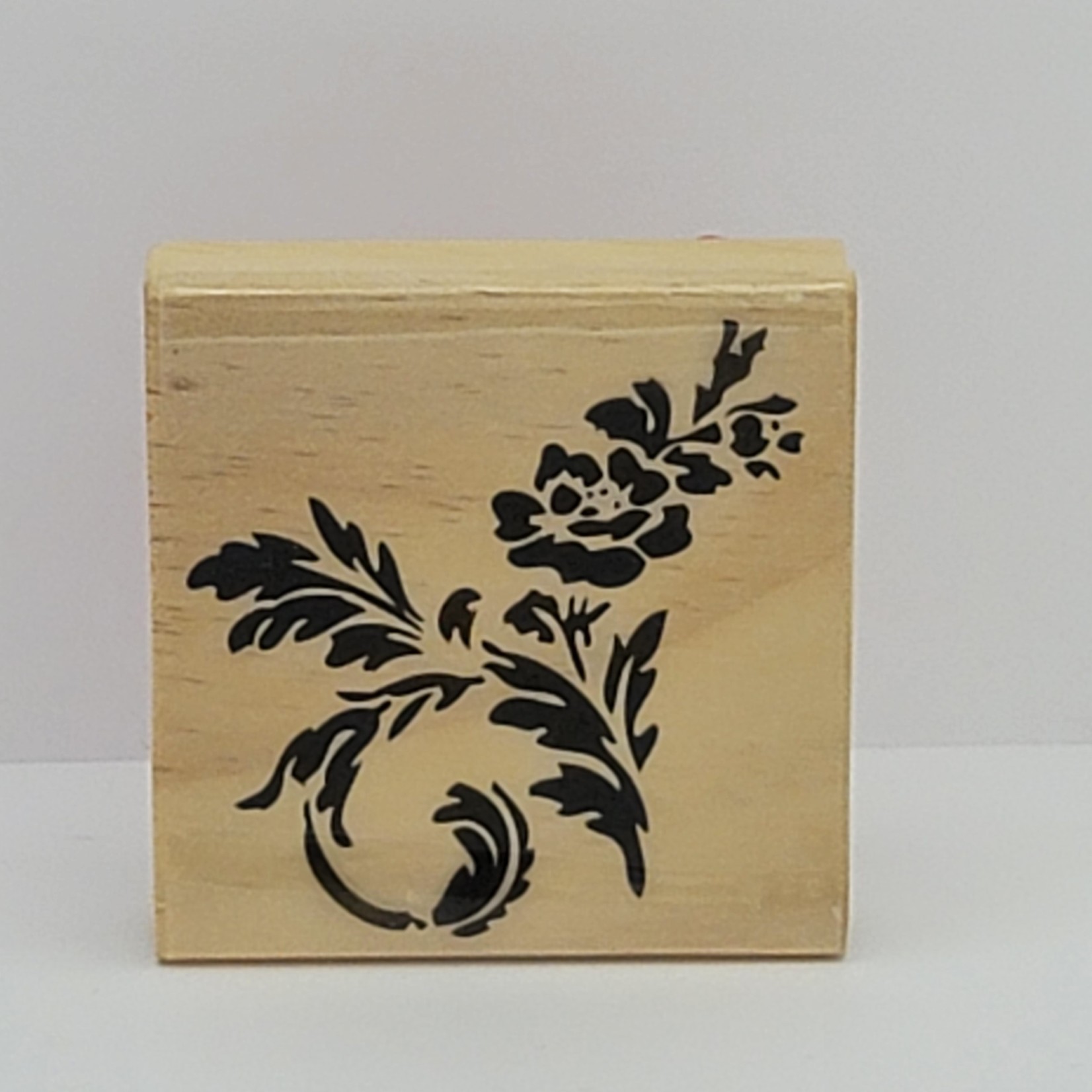 Wooden Stamp - Flower on Stem