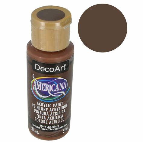 DecoArt Americana 2 oz. Bittersweet Chocolate Acrylic Paint DA195-3 - The  Home Depot
