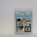 American Crafts Clear Stamp Set - Sentiments