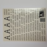 Sticker Sheet - The A List