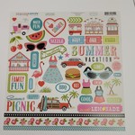 Echo Park Paper Co. Sticker Sheet - Summer Lovin'