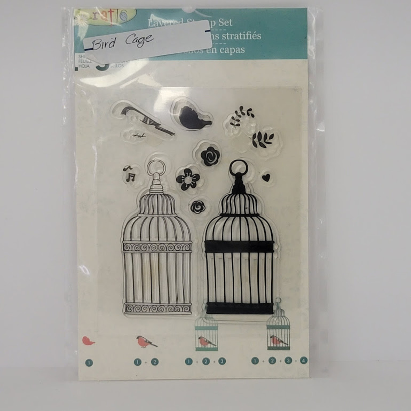 Clear Stamp Set - Bird Cage