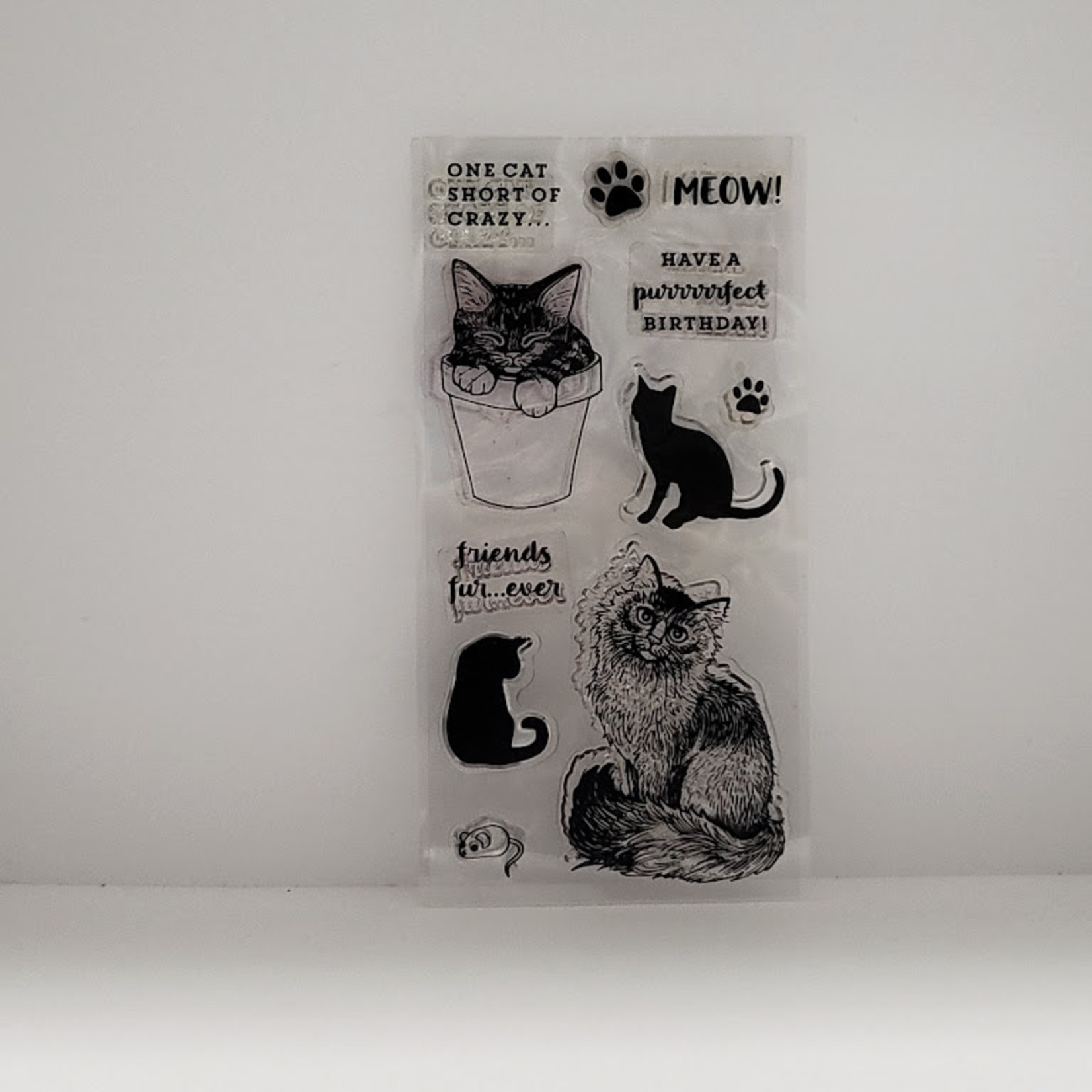 inkadinkado Clear Stamp Set - Cats