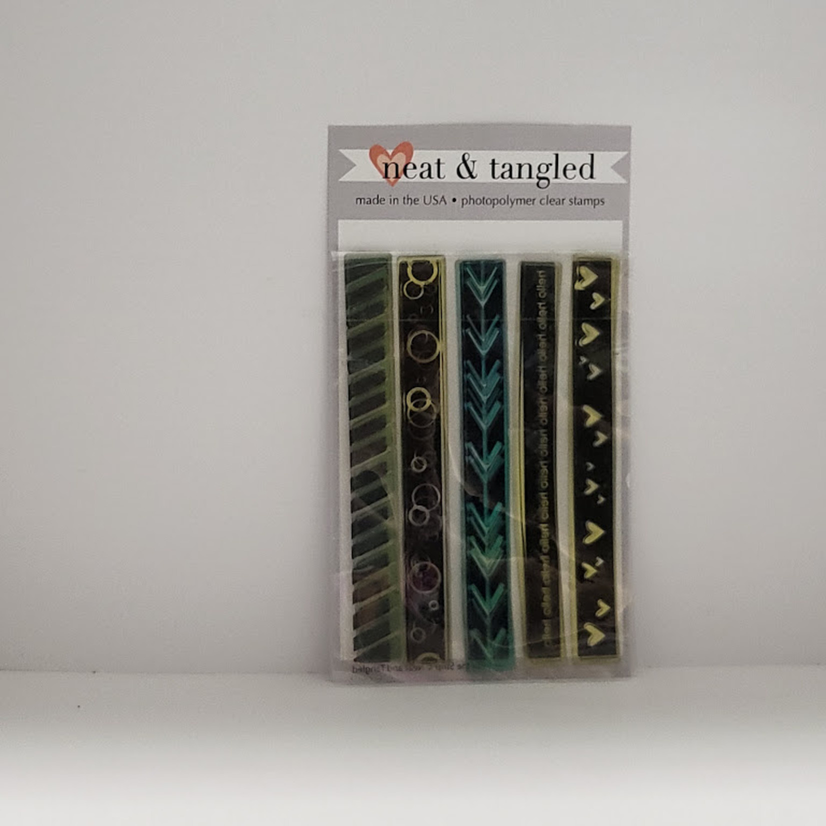 Clear Stamps Set - neat & tangled boarders