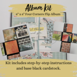 6" x 6" Four Corners Flip Album Kit