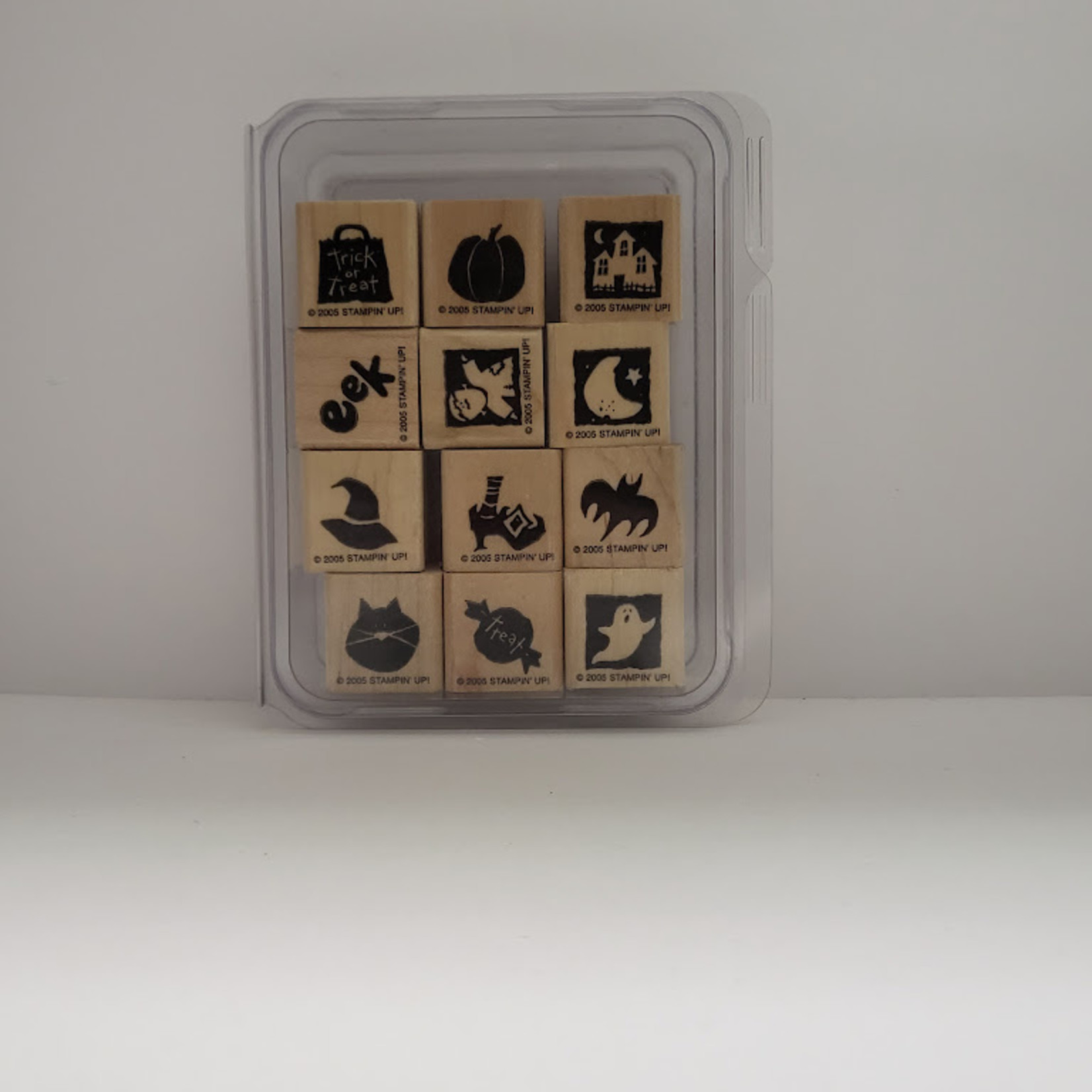 Stampin' Up Wooden Block Stamp Set - Bitty Boos Too