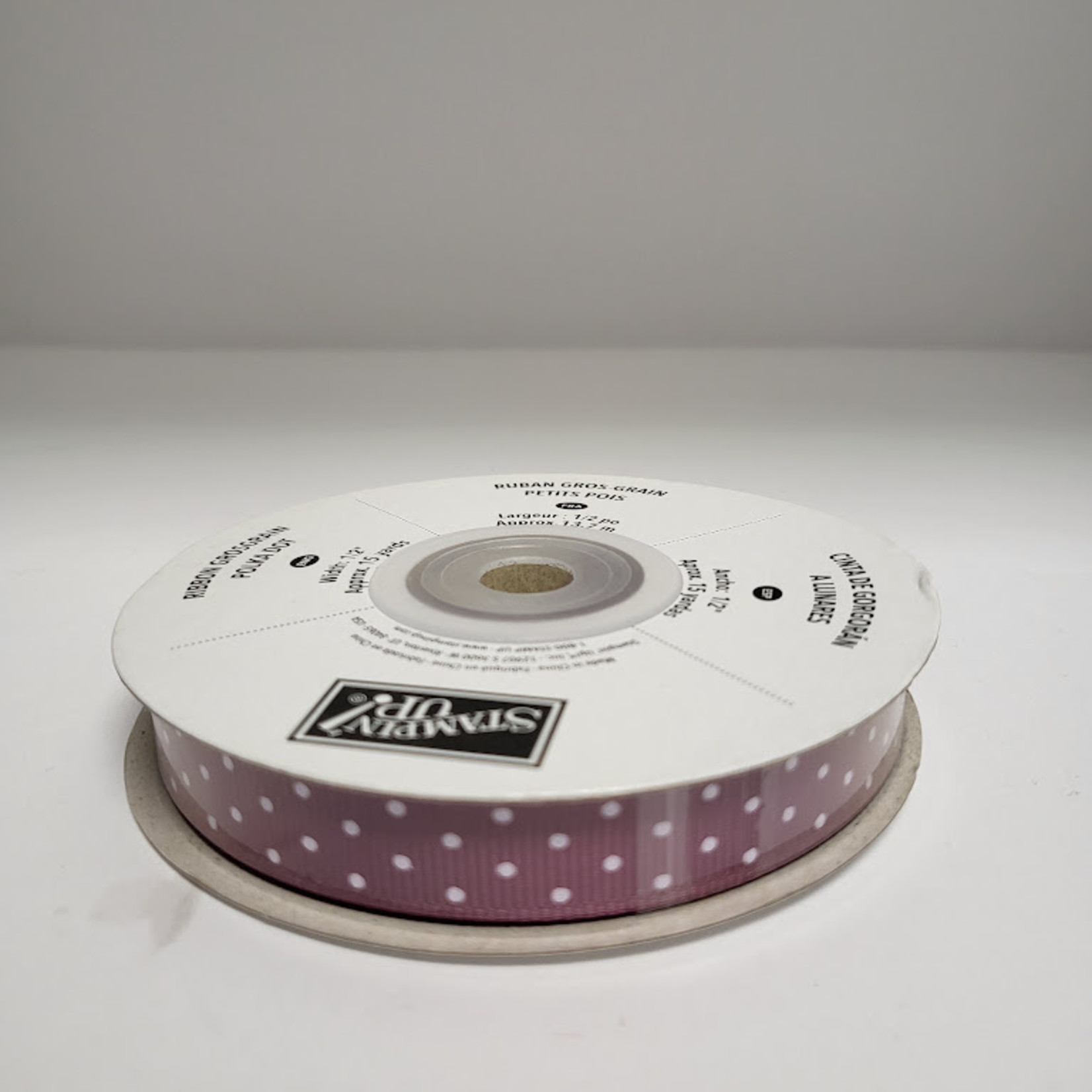 Stampin' Up Grosgrain Ribbon - 1/2" width Appox 15 yards - Rich Razzleberry
