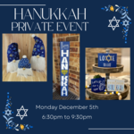 Private Workshop  for CAI (Hanukkah Decor)