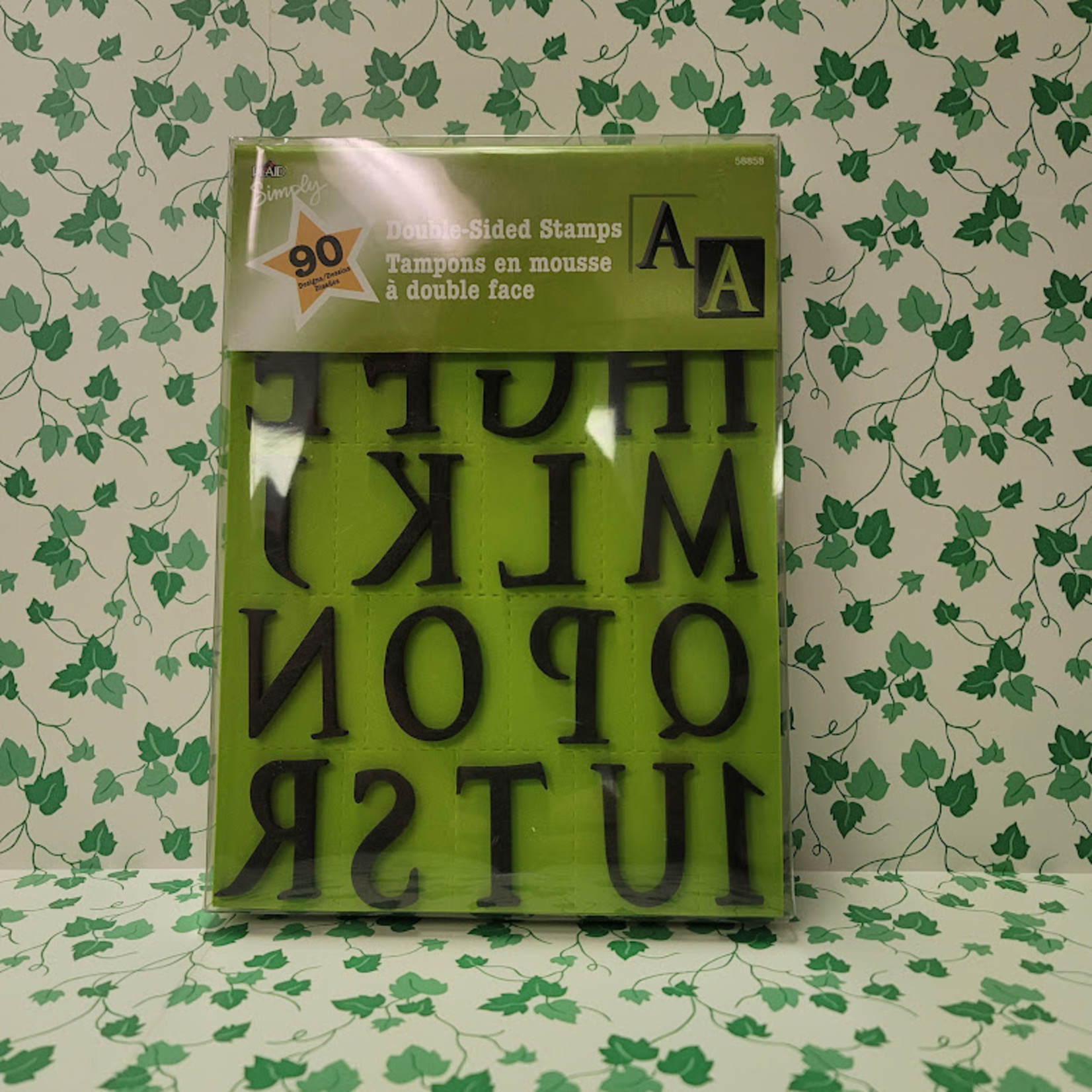 Double-Sided Craft Foam Stamps - Alphabet (Line)