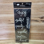 heidi swapp Clear Stickers - Silhouette Words - Family