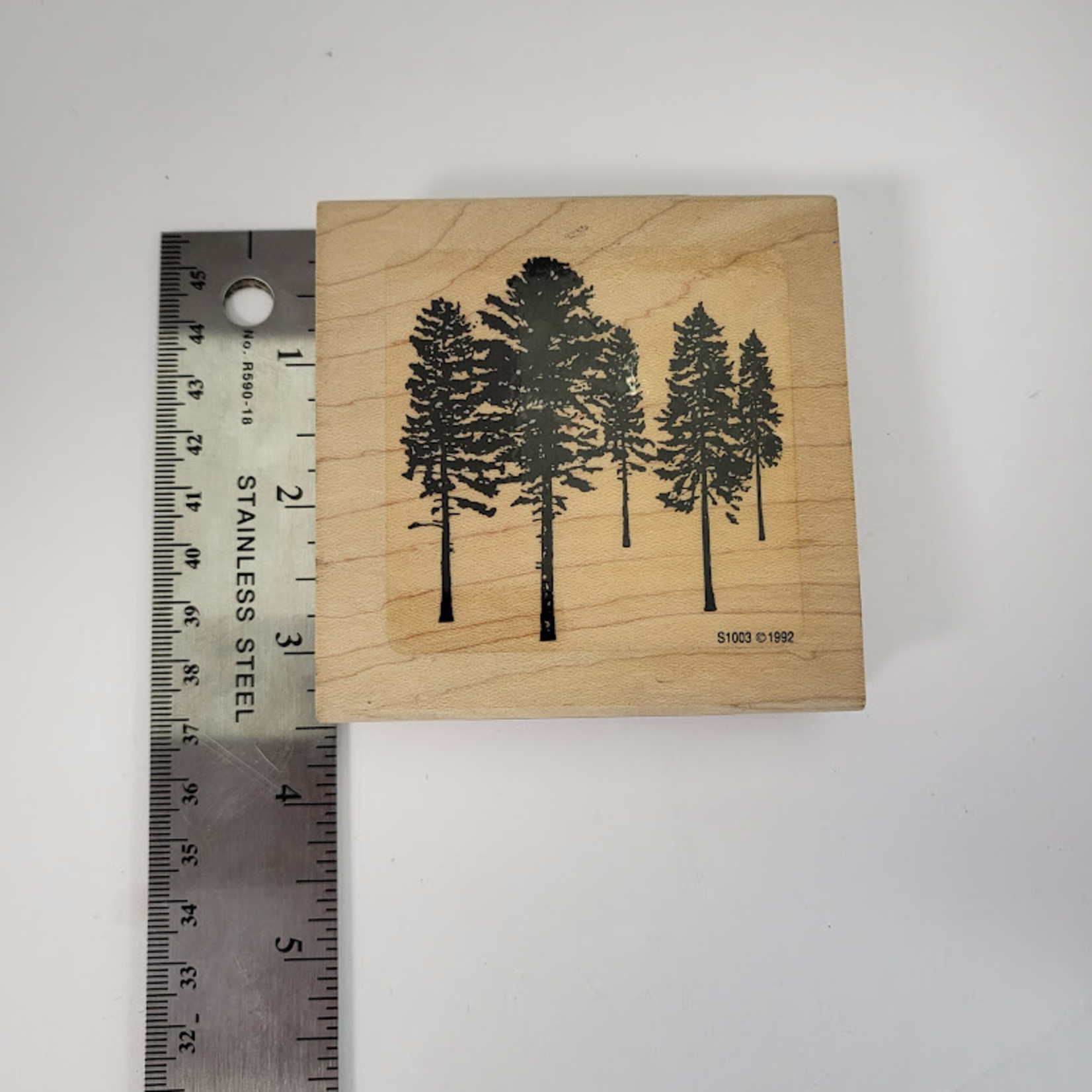 Wooden Stamp - Trees