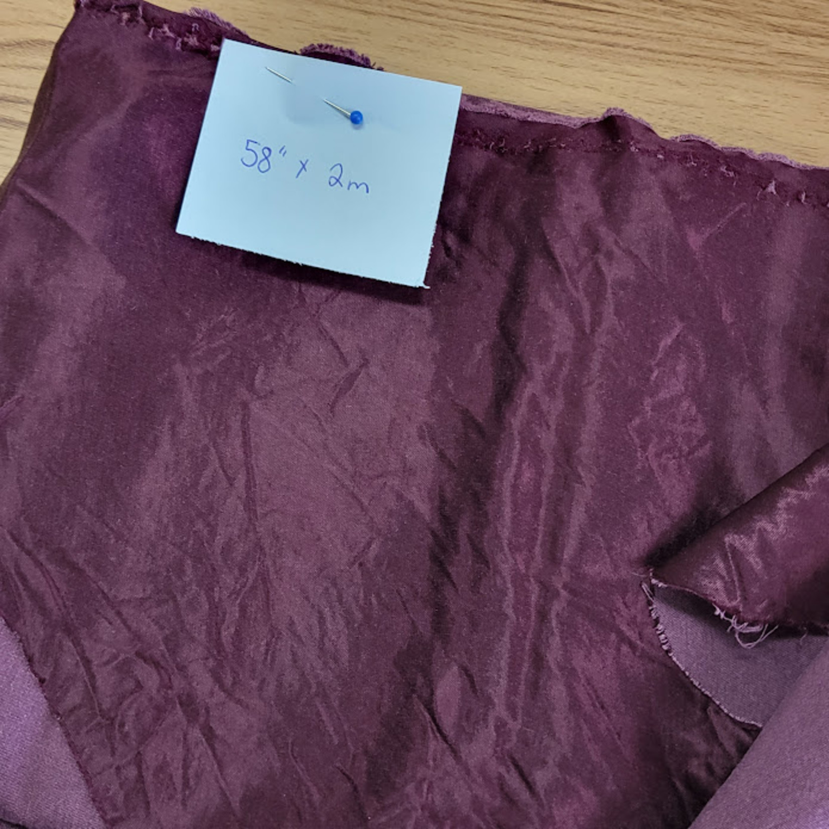Satin Fabric - Purple (58" x 2m)