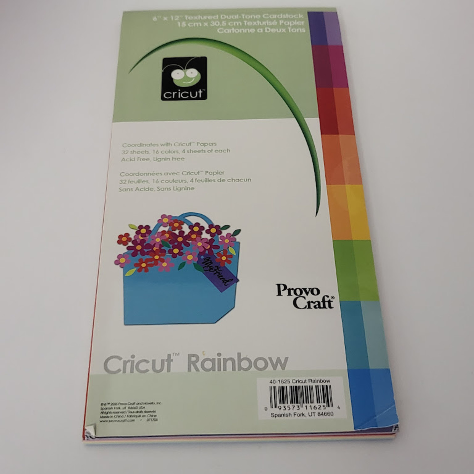 Cricut 6" x 12" Paper Pad - Cardstock - Rainbow