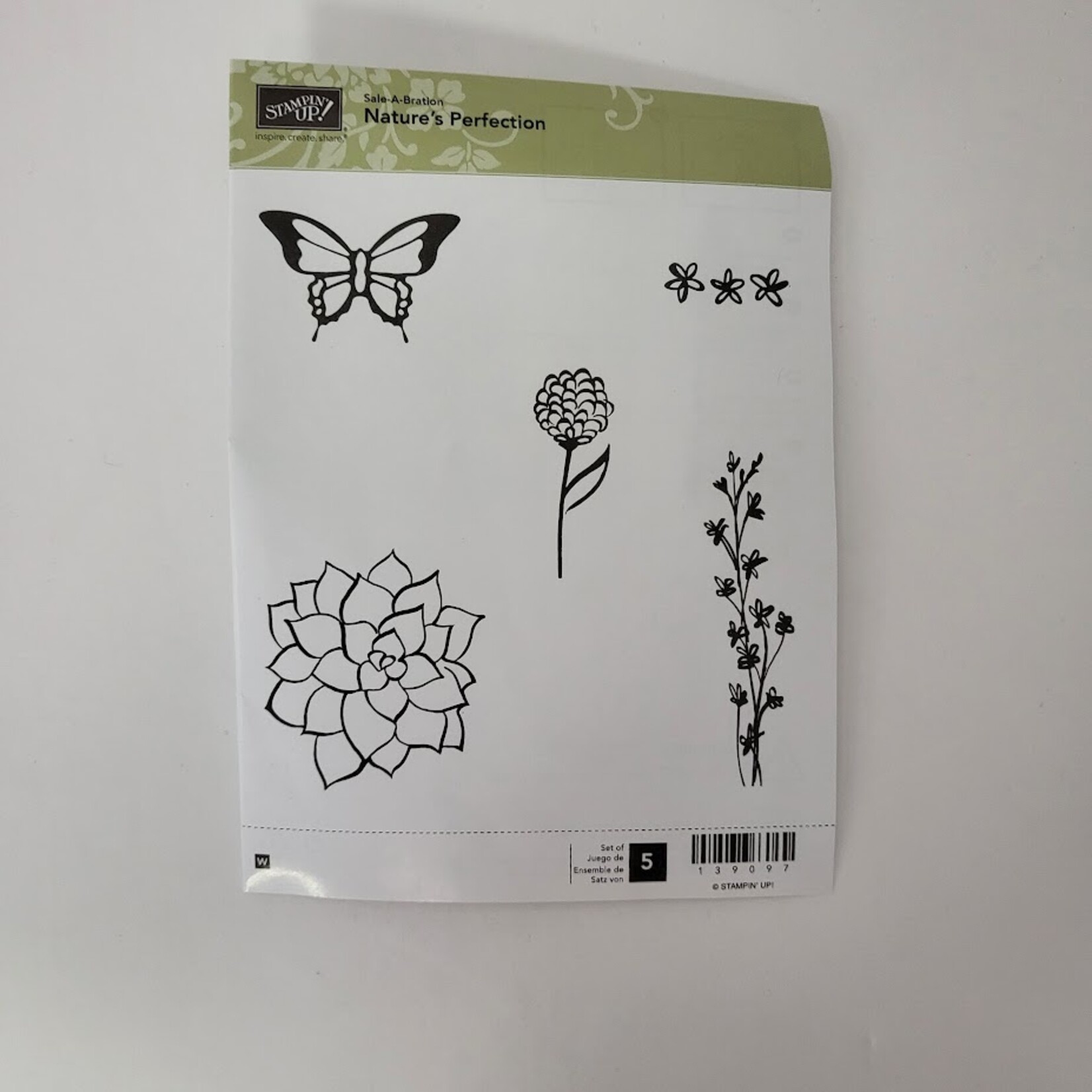 Stampin' Up Nature's Perfection - Block Stamps