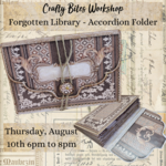 Forgotten Library - Accordion Folder Workshop - Thursday, August 10th 6pm