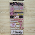 me&my BiG ideas Dimensional Stickers Sheet - Celebrate