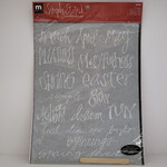 makingmemories Simply Stated - Hand Lettered Rub On Words - Spring