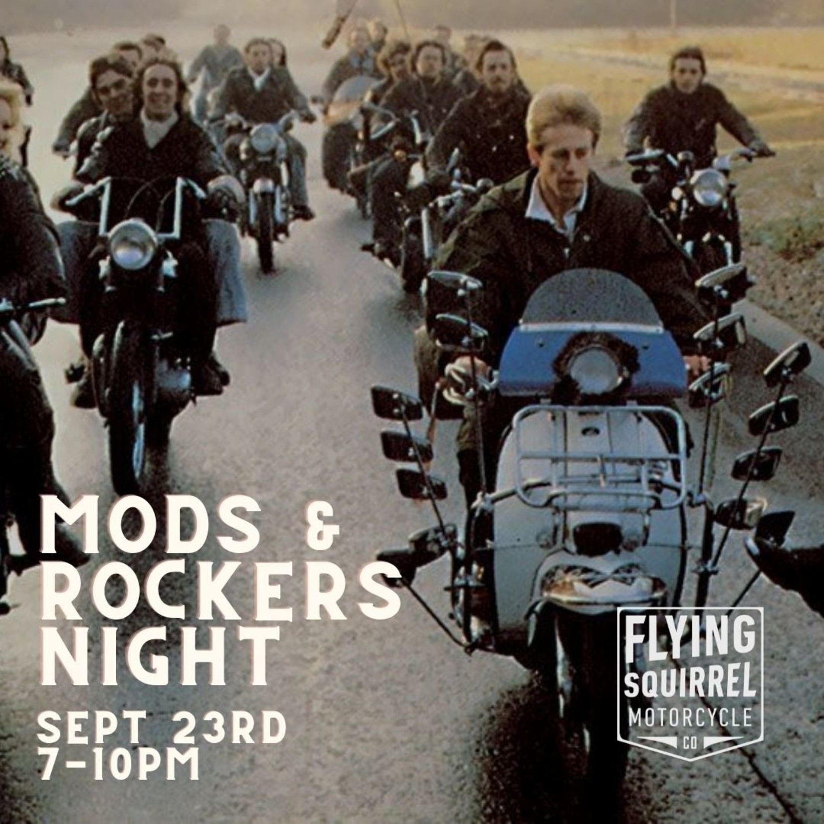 Mods and Rockers' Night Event / + T-shirt