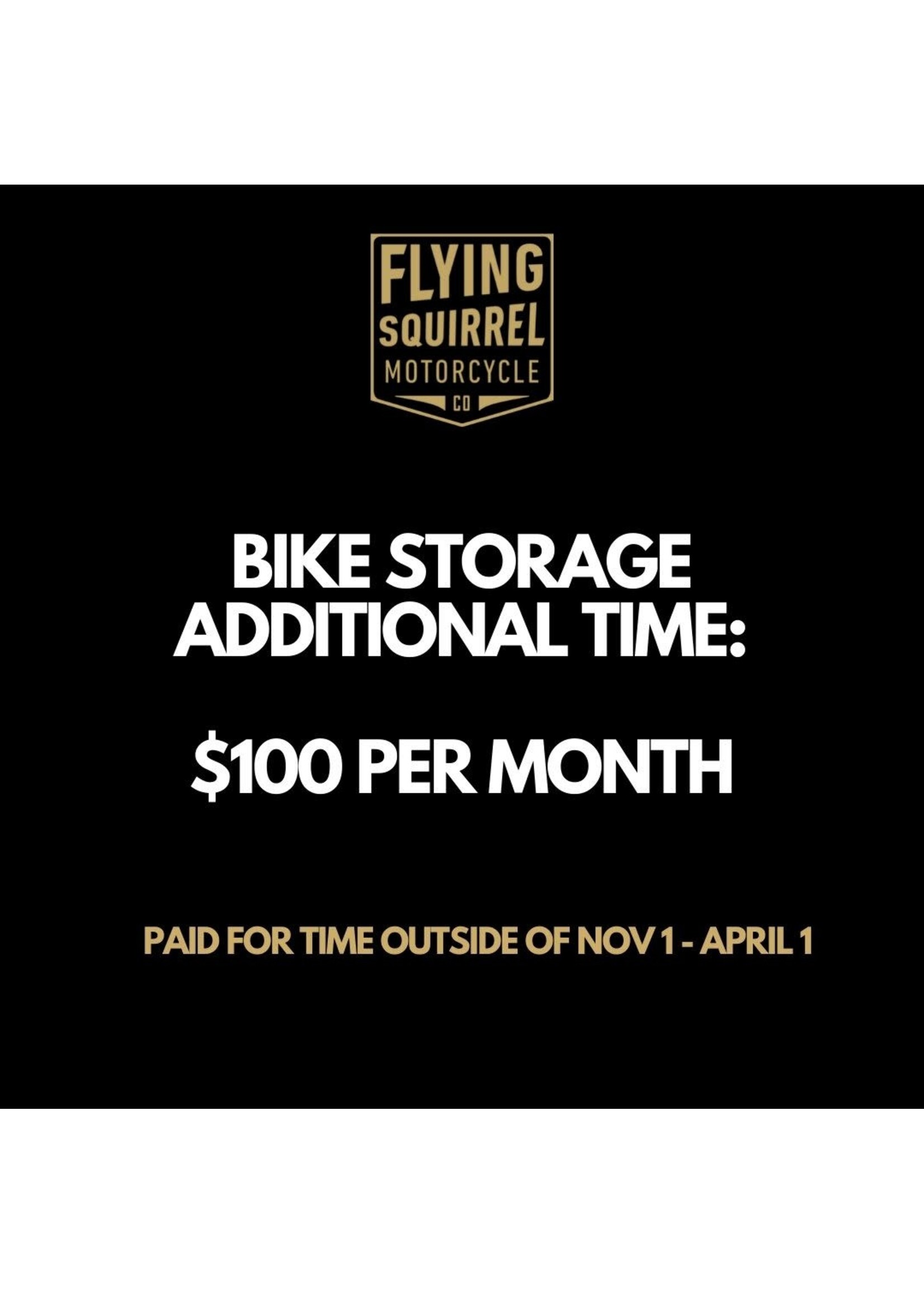 FSM Bike Storage - Additional Month