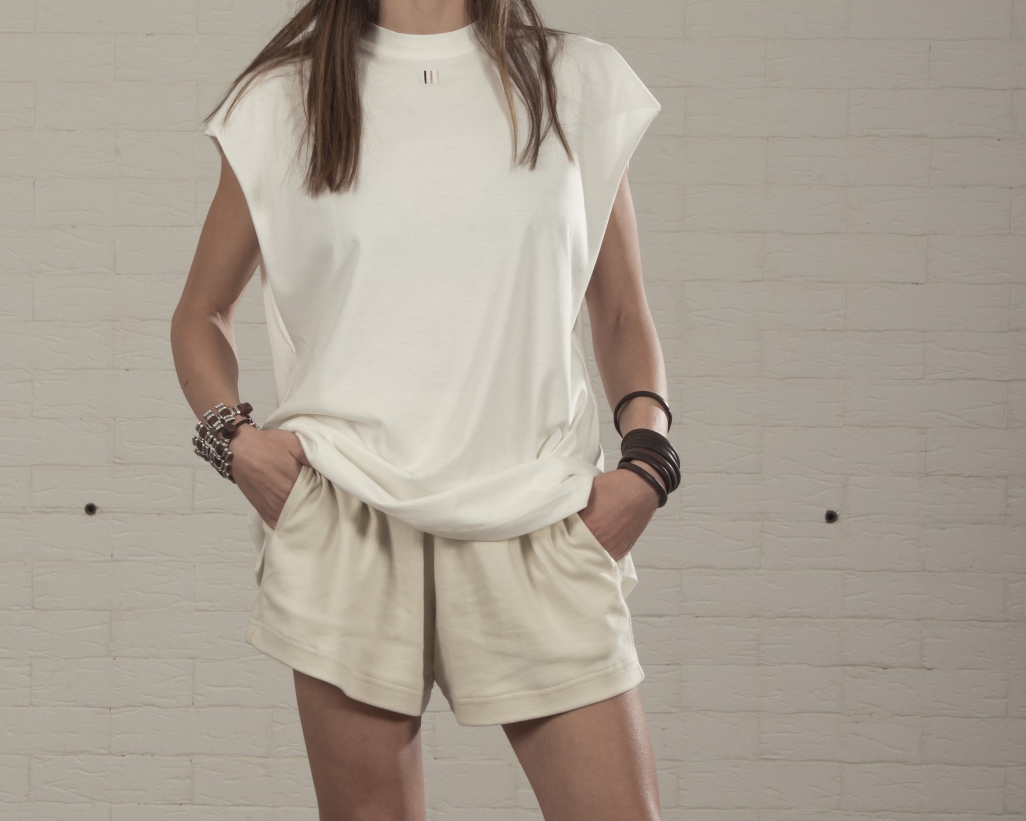 LETOS PI Sleeveless Off-White