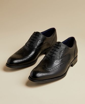 Classic leather brogues