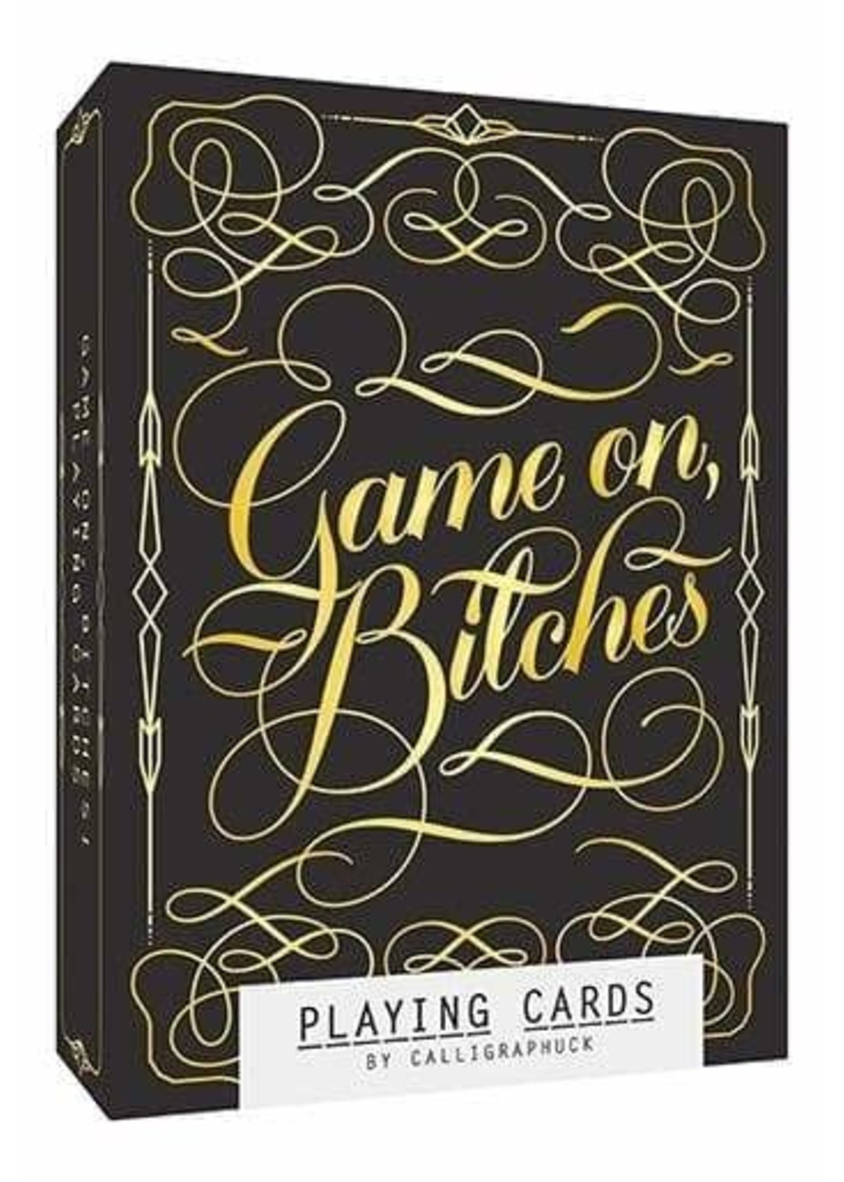 Game On, Bitches Playing Cards by Calligraphuck